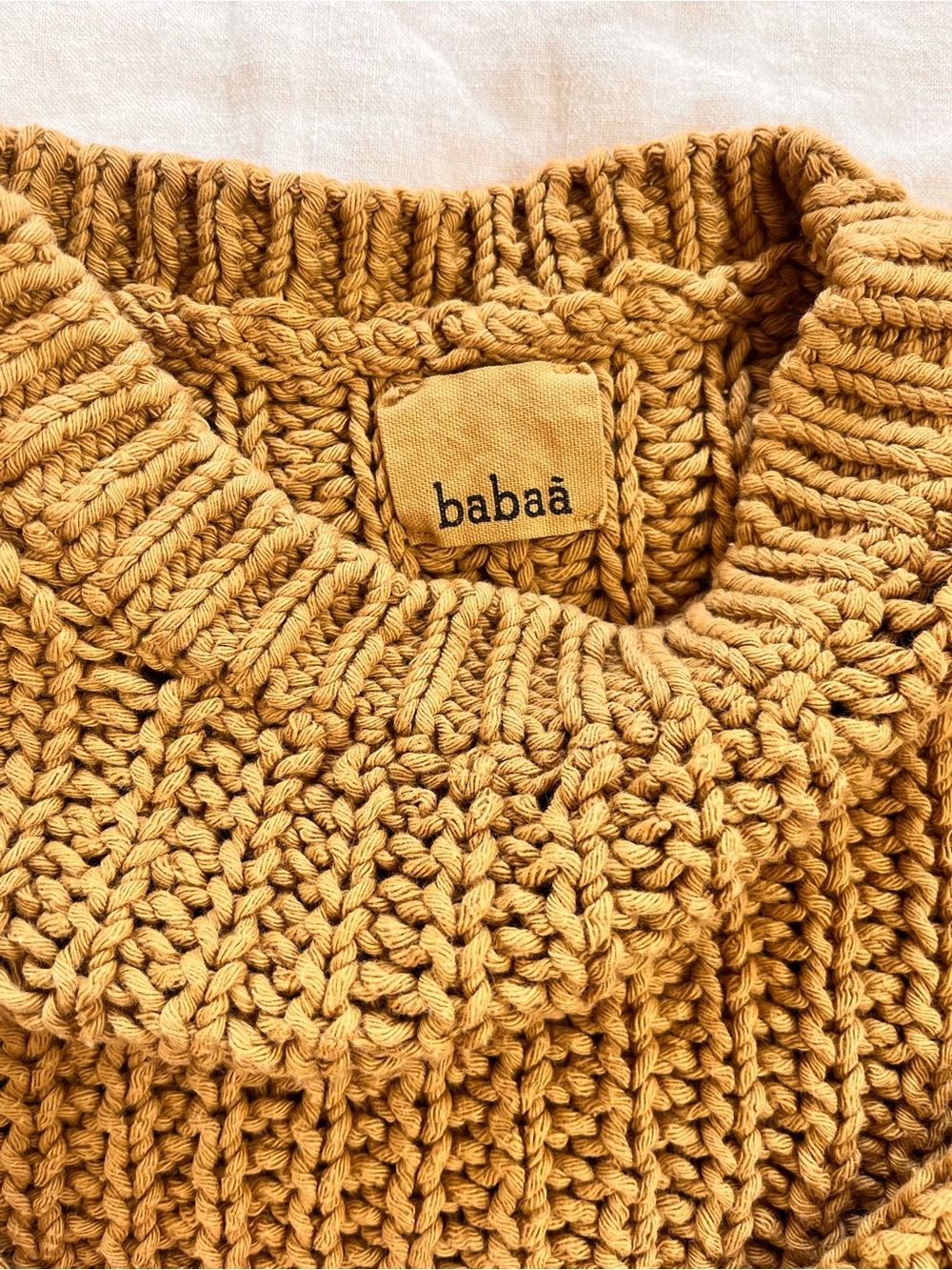 Babaa Chunky Knit Tamarind Sweater - Picture 3 of 6